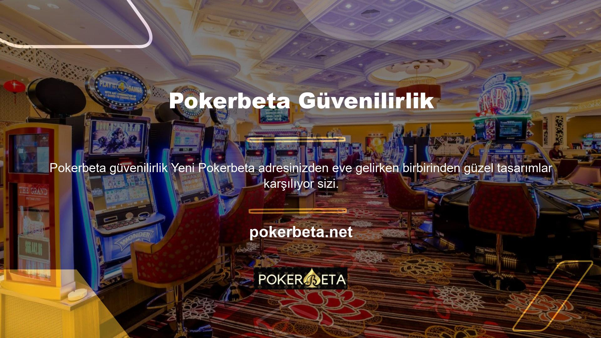 Pokerbeta, tema, çizgiler ve grafikler açısından kullanım kolaylığı açısından en iyi çevrimiçi casino sitelerinden biridir